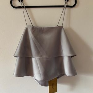 Zara Basics Crop Top NWT